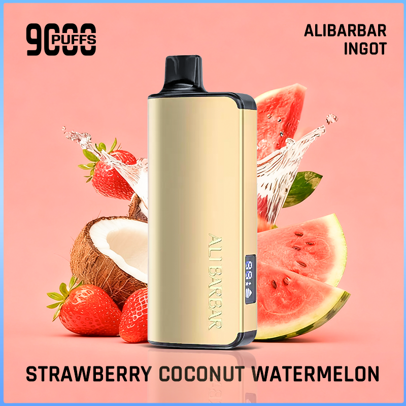 1.png Alibarbar Ingot Strawberry Coconut Watermelon 9000 Puffs - Image 1