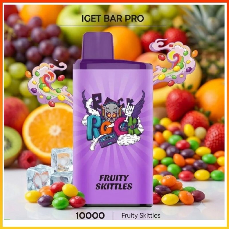 IGET Bar Pro Fruity Skittles 10000 Puffs Features IGET Bar Pro Fruity Skittles 10000 Puffs Features - Image 1