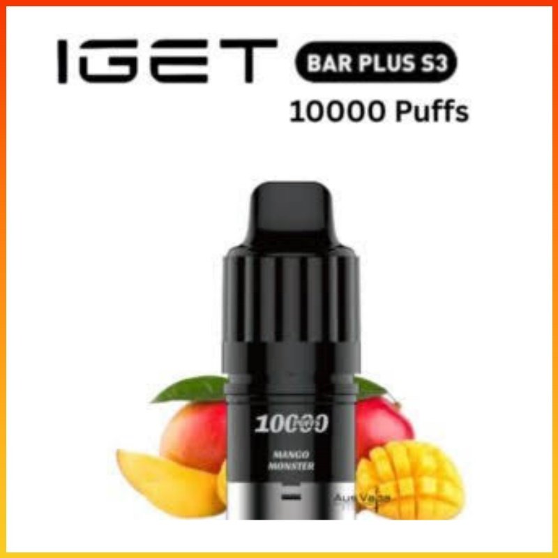 IGET Bar Plus S3 Pod MANGO MONSTER IGET Bar Plus S3 Pod MANGO MONSTER - Image 1