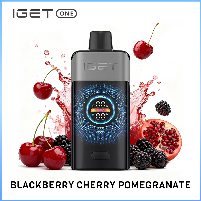 画板-1-15-1.png IGET One Blackberry Cherry Pomegranate 12000 puffs - Image 1